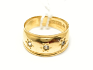 Pawnitems, Ring, dented with stones 18K 2g, in auction: Pawn – Tuesday 22 November 2011