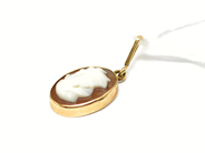 Pawnitems, Pendant, with cameo 18K 0,7g, in auction: Pawn – Tuesday 22 November 2011