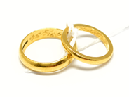 Pawnitems - Rings, 2st engraved 23K 9,4g - View 1