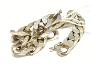 Pawnitems, Bracelet, "curb" 18cm silver 33,6g, in auction: Pawn – Tuesday 22 November 2011