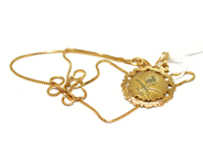 Pawnitems, Necklace, Box-chain 45cm Pendant 18K 5,4g, in auction: Pawn – Tuesday 22 November 2011