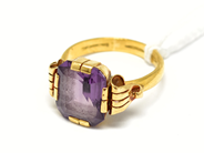 Pawnitems, Ring, a part 18K with stone Ø17¼ 21+ 6,5g, in auction: Pawn – Tuesday 22 November 2011