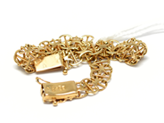 Pawnitems, Bracelet,  "x-link" with bar 19cm 18K 10,1g, in auction: Pawn – Tuesday 22 November 2011