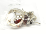 Pawnitems - Earrings, 3par one with stones silver 5,1g - View 1