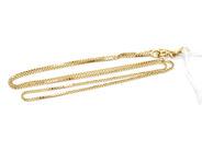 Pawnitems, Necklace, Box-chain 42cm 18K 3,1g, in auction: Pawn – Tuesday 22 November 2011