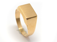Jewellery - SIGNET RING, 18K gold weight 2,5 g - View 1