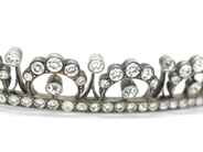 Jewellery - TIARA, sterling silver and paste - View 3