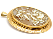 Jewellery - BROSCHHÄNGE, 18K gold - View 2