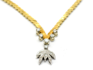Jewellery - NECKLACE, 18K gold and white gold - View 3