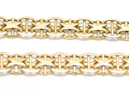 Jewellery - NECKLACE, 18K gold  weight 29,7 g "x-link" with bar length  45 cm handmade  Joáns - View 3