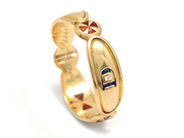 Jewellery - FREEMASON RING, 18K gold - View 1