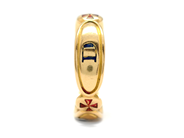 Jewellery - FREEMASON RING, 18K gold - View 2