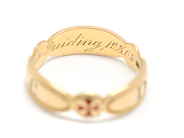 Jewellery - FREEMASON RING, 18K gold - View 3