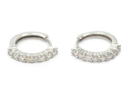 Jewellery - EARRINGS, 18K white gold - View 2
