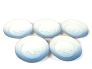 Pawnitems - Coffe cups, 5st with dish 5 Small plates Ø17,5cm Blue Måsen Royal Copenhagen - View 2