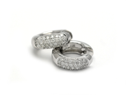 Jewellery - EARRINGS, 18K white gold - View 1