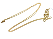 Pawnitems, Necklace "curb" damaged 18K 6g, in auction: Pawn – Tuesday 31 July 2012