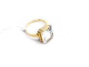 Pawnitems, Ring with stone 18K Ø161/4 7g, in auction: Pawn – Tuesday 31 July 2012