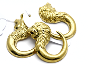 Pawnitems, Earrings 1 pair 1 Pendant small damages 18K 21,8g, in auction: Pawn – Tuesday 31 July 2012