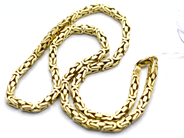 Pawnitems, Necklace Emperor link 55cm 18K 102,7g, in auction: Pawn – Tuesday 31 July 2012