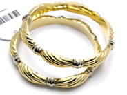 Pawnitems, Bangles 2 items 18K openable 50g, in auction: Pawn – Tuesday 31 July 2012