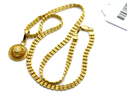 Pawnitems, Necklace 46cm Pendant 21K 19,7g, in auction: Pawn – Tuesday 31 July 2012