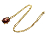 Pawnitems, Necklace "curb" 48cm Pendant 18K 10,2g, in auction: Pawn – Tuesday 31 July 2012