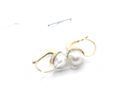 Pawnitems, Earrings 1 pair with pearls 18K 3,2g, in auction: Pawn – Tuesday 31 July 2012