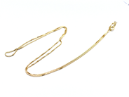 Pawnitems, Necklace Box-chain 18K 47cm 3,3g, in auction: Pawn – Tuesday 31 July 2012