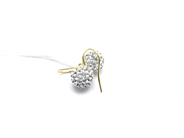 Pawnitems, Earrings 1 pair with stones 18K 1,3g, in auction: Pawn – Tuesday 31 July 2012