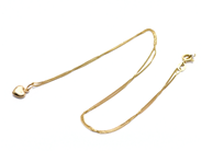 Pawnitems - Necklace "curb" 41cm Charm 18K 1,7g - View 1