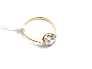 Pawnitems, Ring with stone Ø151/2 18K 1,7g, in auction: Pawn – Tuesday 31 July 2012