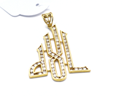 Pawnitems, Pendant 21K with stones/flertal missing 9g, in auction: Pawn – Tuesday 31 July 2012
