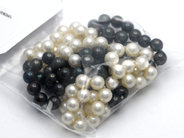 Pawnitems, Pearl necklace black/white pearls 73cm without clasp, in auction: Pawn – Tuesday 31 July 2012