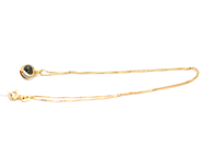 Pawnitems, Necklace Box-chain 38cm Charm 18K 1,8g, in auction: Pawn – Tuesday 31 July 2012
