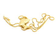 Pawnitems, Necklace Box-chain 50cm Pendant 18K 7,3g, in auction: Pawn – Tuesday 31 July 2012