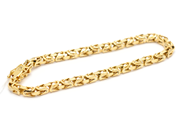 Pawnitems, Bracelet 18K Emperor link 22cm 31,2g, in auction: Pawn – Tuesday 31 July 2012