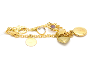 Pawnitems - Bracelet 18K Bismarck with charms 18cm 13g - View 1