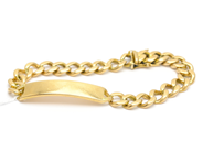 Pawnitems, Bracelet 18K "curb" with flat 21cm 48,9g, in auction: Pawn – Tuesday 31 July 2012