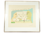 Pawnitems, Salvador Dalí 1904-1989 Graphic art Lipande pair no 28/450 ca56x52cm, in auction: Pawn – Tuesday 31 July 2012