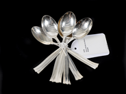 Pawnitems, Small coffee-spoons 6 items model Birgitta Silver 109mm 71,2g, in auction: Pawn – Tuesday 31 July 2012