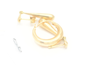 Pawnitems, Earrings 3 items 18K one pair a stopper missing 2,9g, in auction: Pawn – Tuesday 31 July 2012