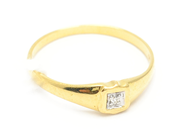 Pawnitems, Ring with diamond 1xca0,005ct 18K 1,0g, in auction: Pawn – Tuesday 31 July 2012