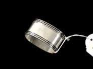 Pawnitems, Napkin ring in silver engraved 23g, in auction: Pawn – Tuesday 31 July 2012