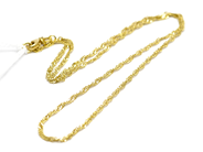 Pawnitems, Necklace Singapore 18K 41cm 3,2g, in auction: Pawn – Tuesday 31 July 2012