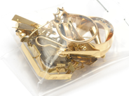 Pawnitems, Lot of gold with stones 14K defect/engraved 19,8g, in auction: Pawn – Tuesday 31 July 2012
