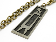 Pawnitems, Necklace with integrated pendant in pewter 170cm 51g, in auction: Pawn – Tuesday 31 July 2012
