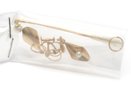 Pawnitems, Lot of gold with pearls 18K defect 4,8g, in auction: Pawn – Tuesday 31 July 2012