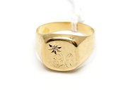 Pawnitems, Lot of gold with stone 18K defect/engraved 3,6g, in auction: Pawn – Tuesday 31 July 2012