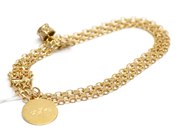 Pawnitems, Lot of gold 18K defect/engraved charm not gold gross weight 11,7g, in auction: Pawn – Tuesday 31 July 2012